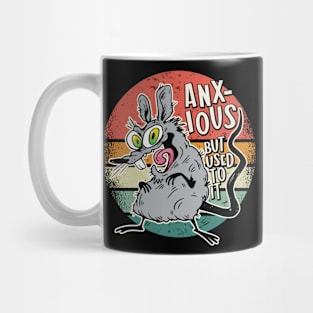 Anxious, But used to it - Anxious Rat Graphics Mug